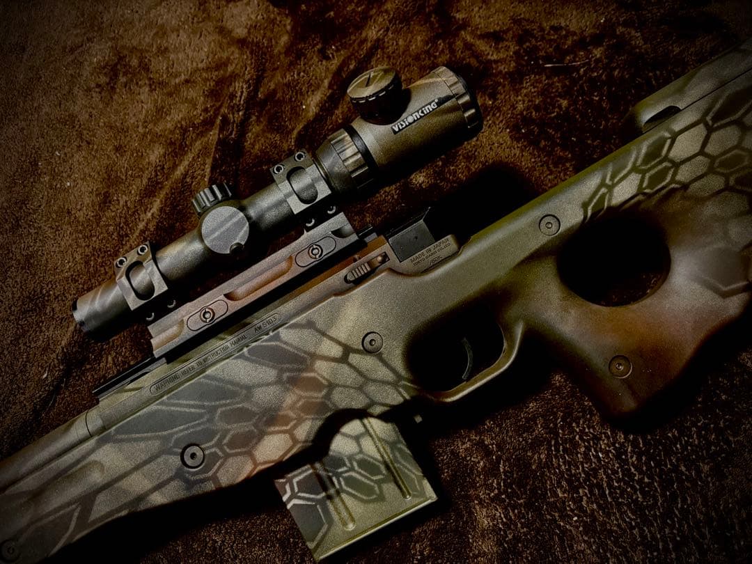 東京マルイ L96 AWS スナイパーカスタム クリプテック迷彩 マン