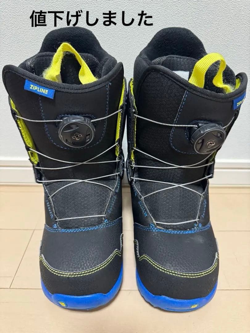 バートン　スノボ　ブーツ　ジュニア　22センチ　美品 BURTON バートン Kids' Zipline BOA Snowboard Boots 13191104001