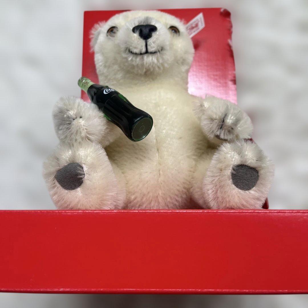 未使用品　 シュタイフ　Steiff　 コカコーラベア　箱付き
