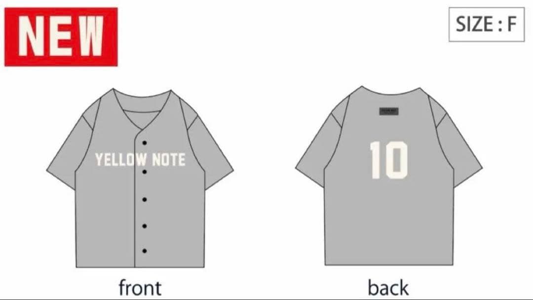 赤西仁 グッズベースボールシャツ YELLOWNOTE 2023Tシャツ