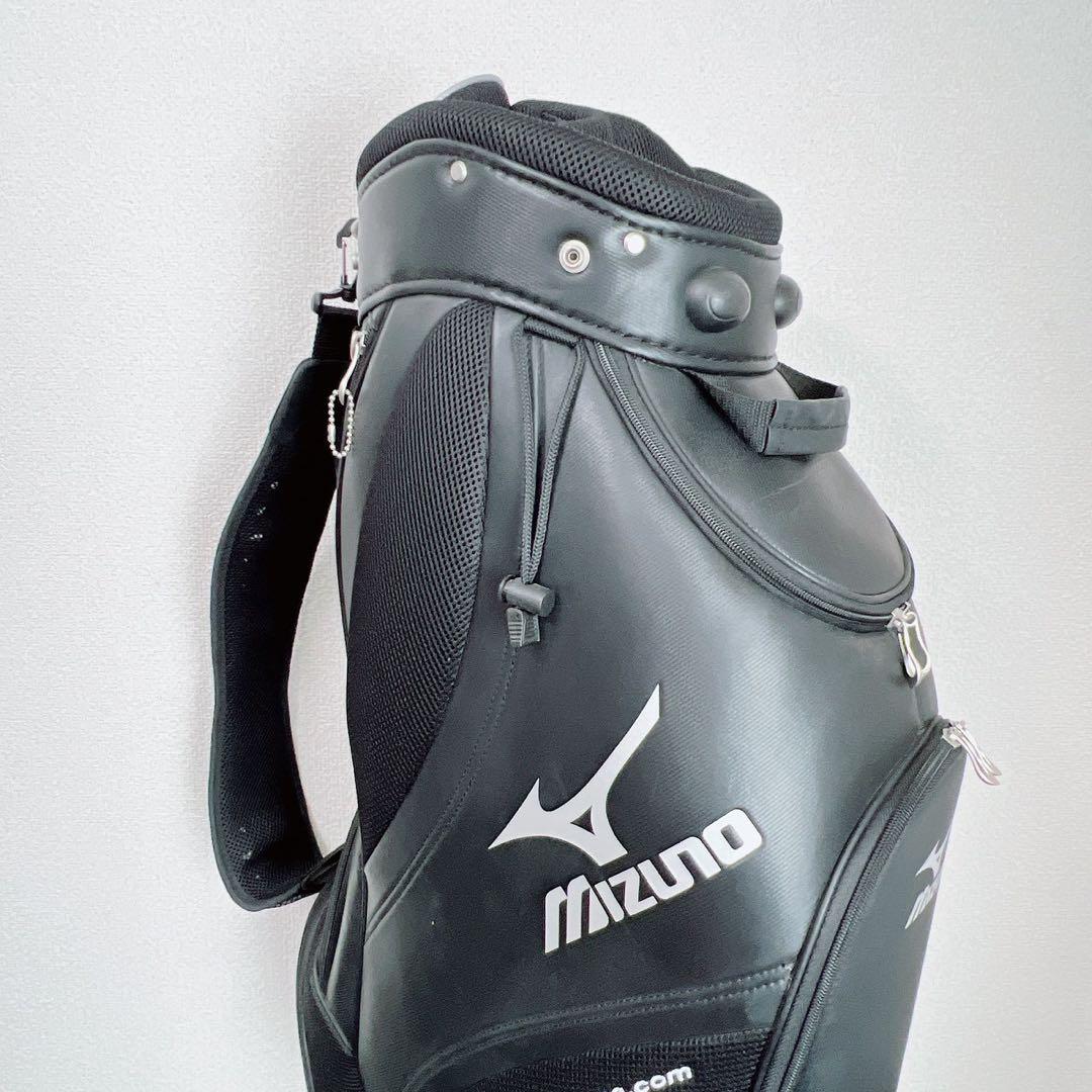 MIZUNO ミズノ キャディバッグ ブラック 5分割 カートタイプフード付9
