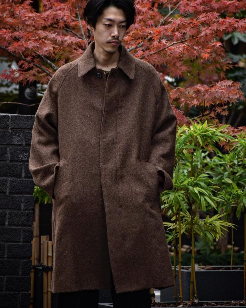 23AW MAATEE&SONS 二重織 BALMACAAN COAT - メルカリ