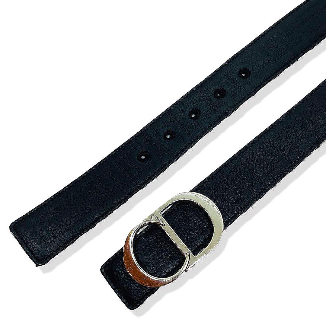 正規品 Dior ベルト リバーシブル バックル付き オブリーク カーフ