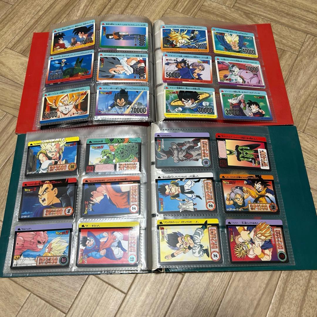 ドラゴンボールZ カードダス　ファイル2個　約100枚セット　ジャンボカードなど