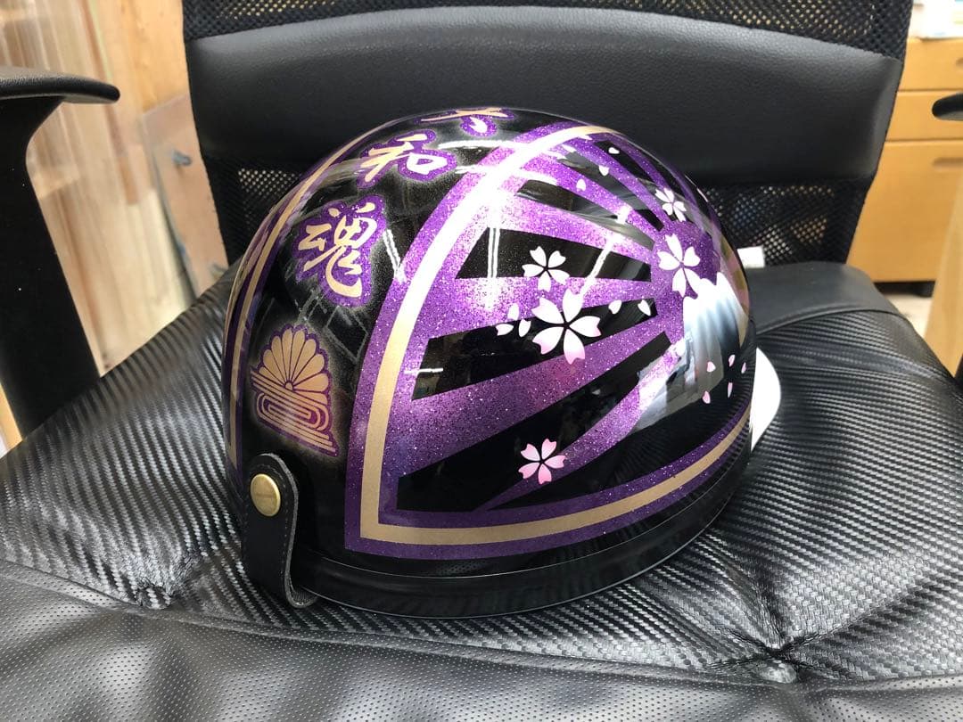 コルク半 カスタム 富士日章 黒紫 ラメ 桜 高級クリヤ 送料無料 - メルカリ