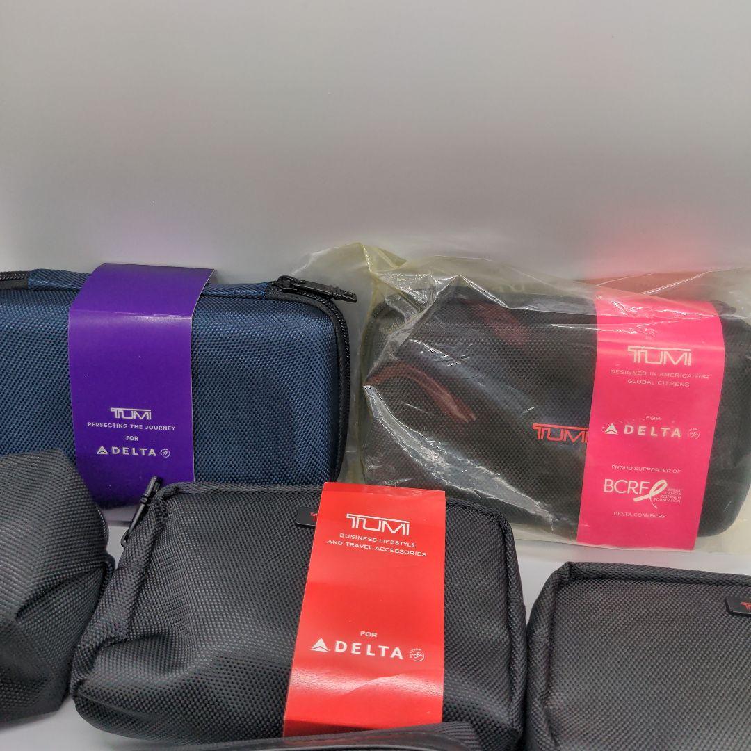 非売品 未使用 中身あり tumi トラベル ポーチ アメニティ 8点セット