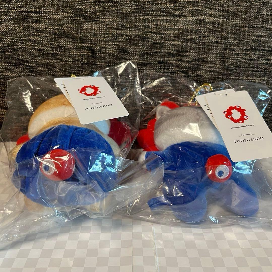 大阪万博 モフサンド ミャクミャク ぬいぐるみマスコット 2点セット