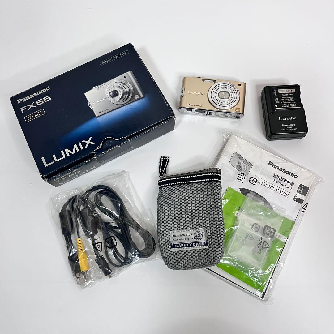 Panasonic DMC-FX66 コンパクトデジタルカメラ ゴールド - メルカリ
