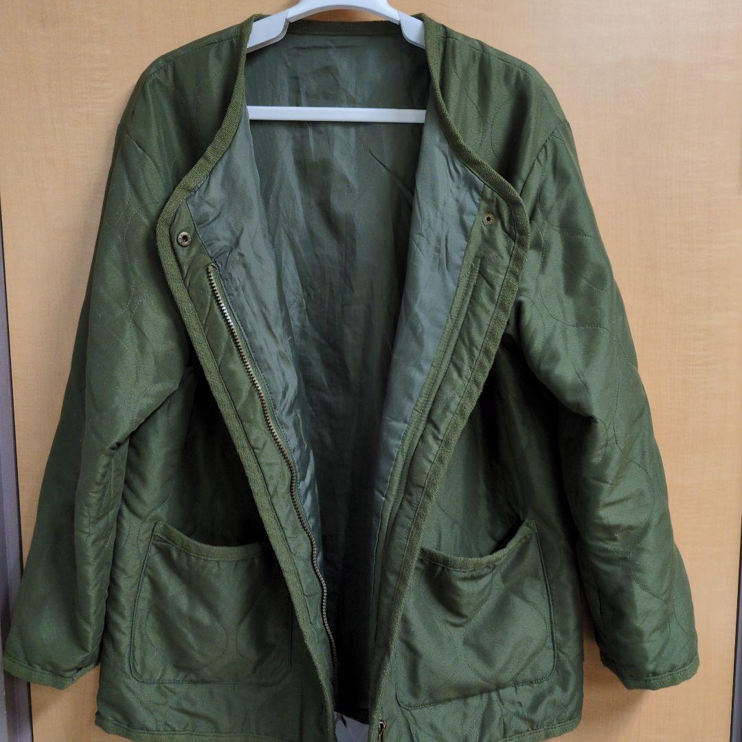 SUFFUSE オリーブグリーン キルティングジャケット - メルカリ