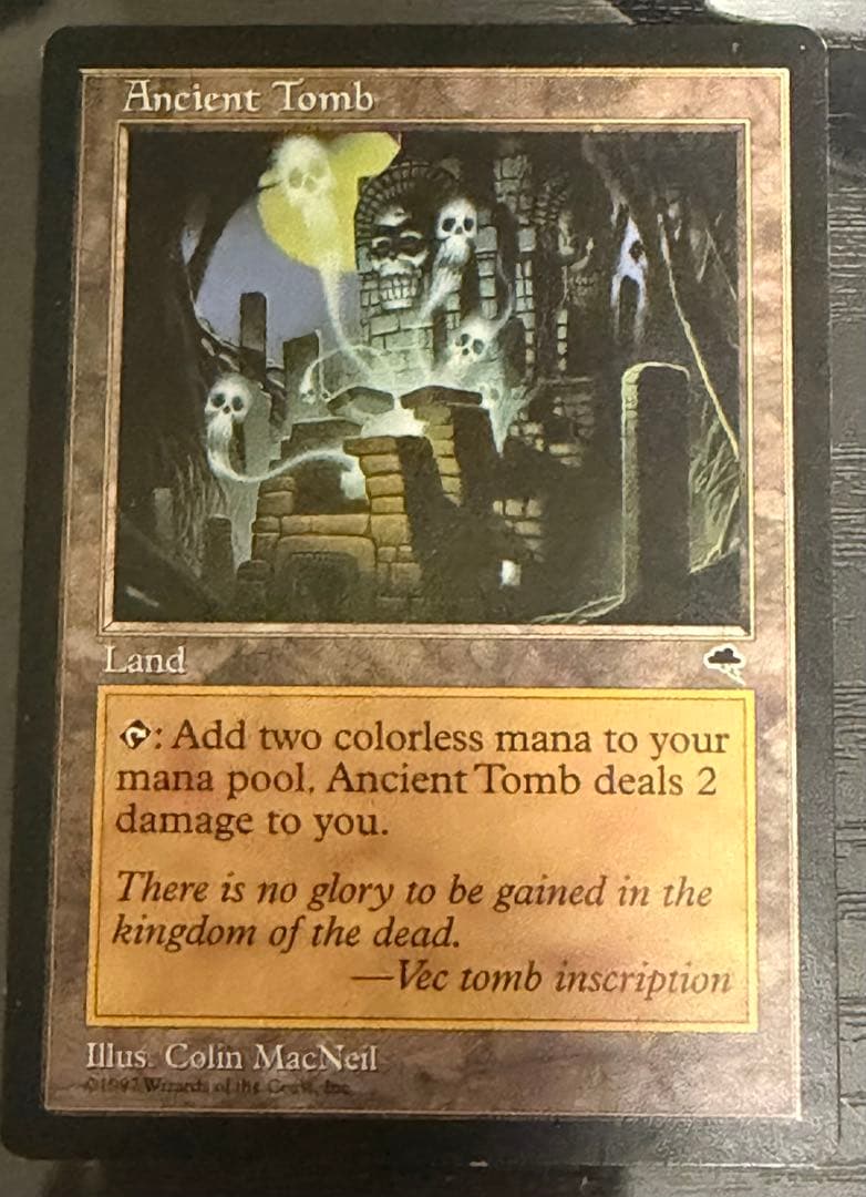 古の墳墓　Ancient Tomb 英　マジック：ザ・ギャザリング EX]古えの墳墓/Ancient Tomb《英語》【From the Vault: Realms】