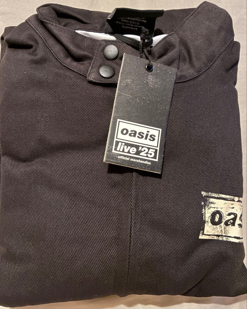 オアシス Oasis Harrington Jacket Black (M)