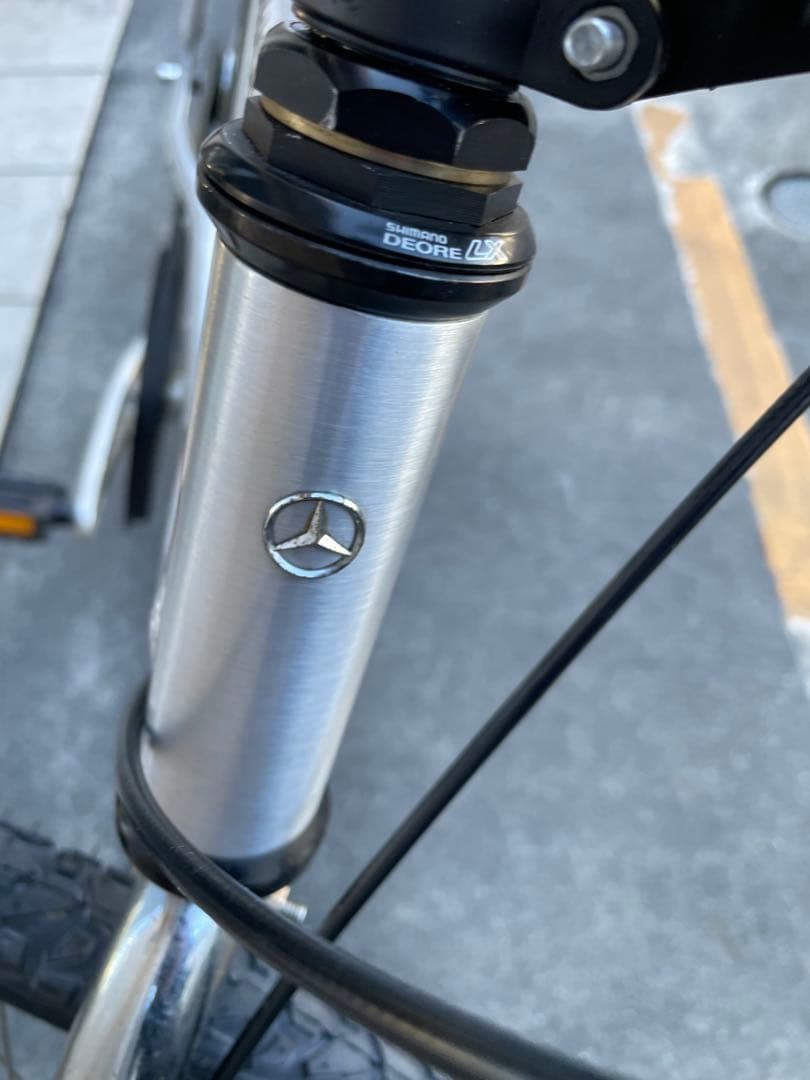 希少 ジャンク品 メルセデスベンツ シルバー 自転車 - メルカリ