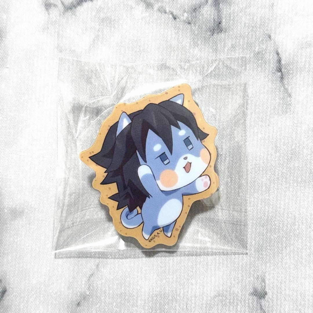 鬼滅の刃 バレンタイン 2026 ランダム アニマルクッキーバッジA 冨岡