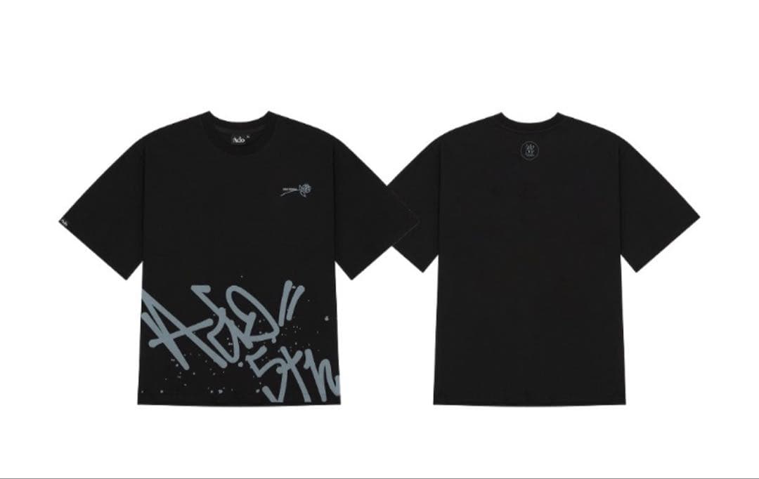 【海外限定】AdoタイポグラフィTシャツ　韓国ソウル限定カラー(XＬサイズ)