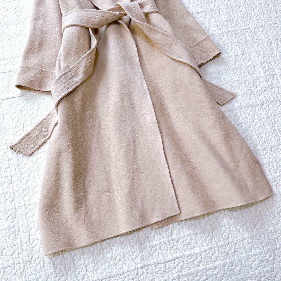 FRAY I.D マンテコ リバーコート ロング ベルト アイボリー S - メルカリ