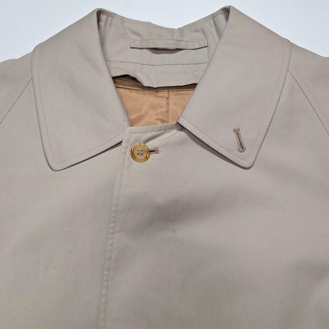 英国製 Burberrys' バルマカーンコート ウール/キャメルヘア ライナー