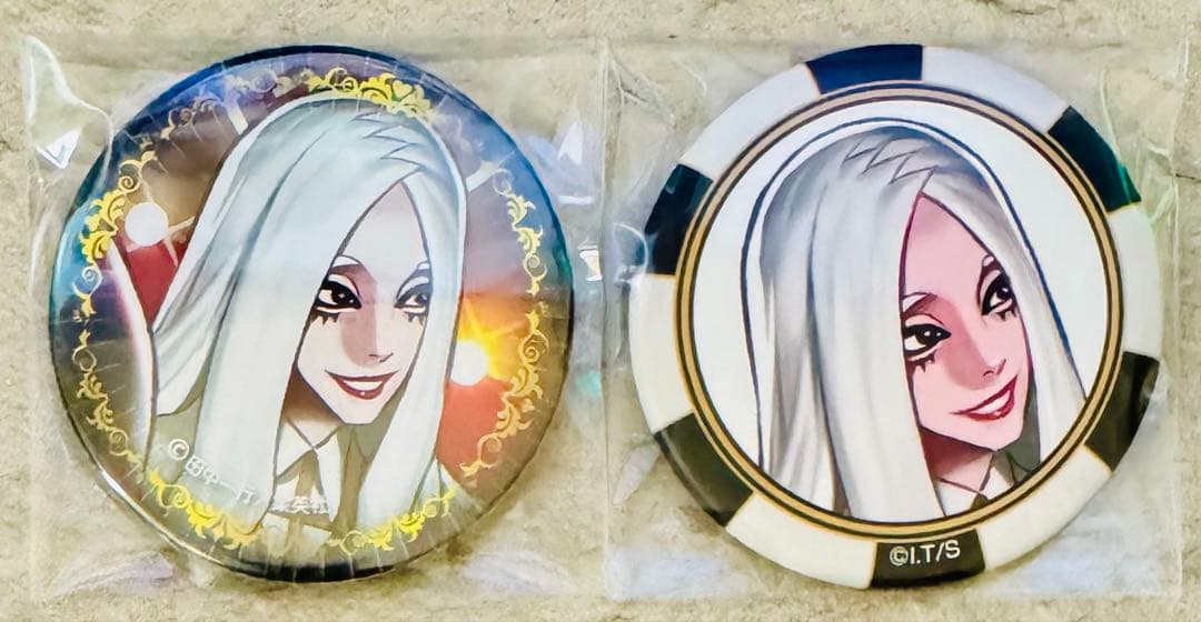 ジャンケットバンク展 原画展 缶バッジ 天堂弓彦 ポップアップ - メルカリ