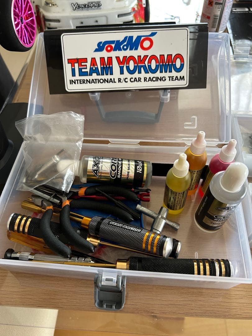 YOKOMO YD-2E カスタム メカ付き 送信機 充電器セット バッグ付き