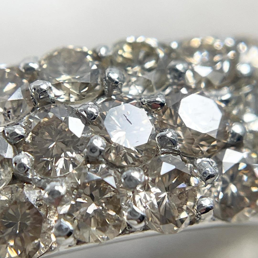 Pt950 天然ダイヤモンド 1.00ct パヴェリング