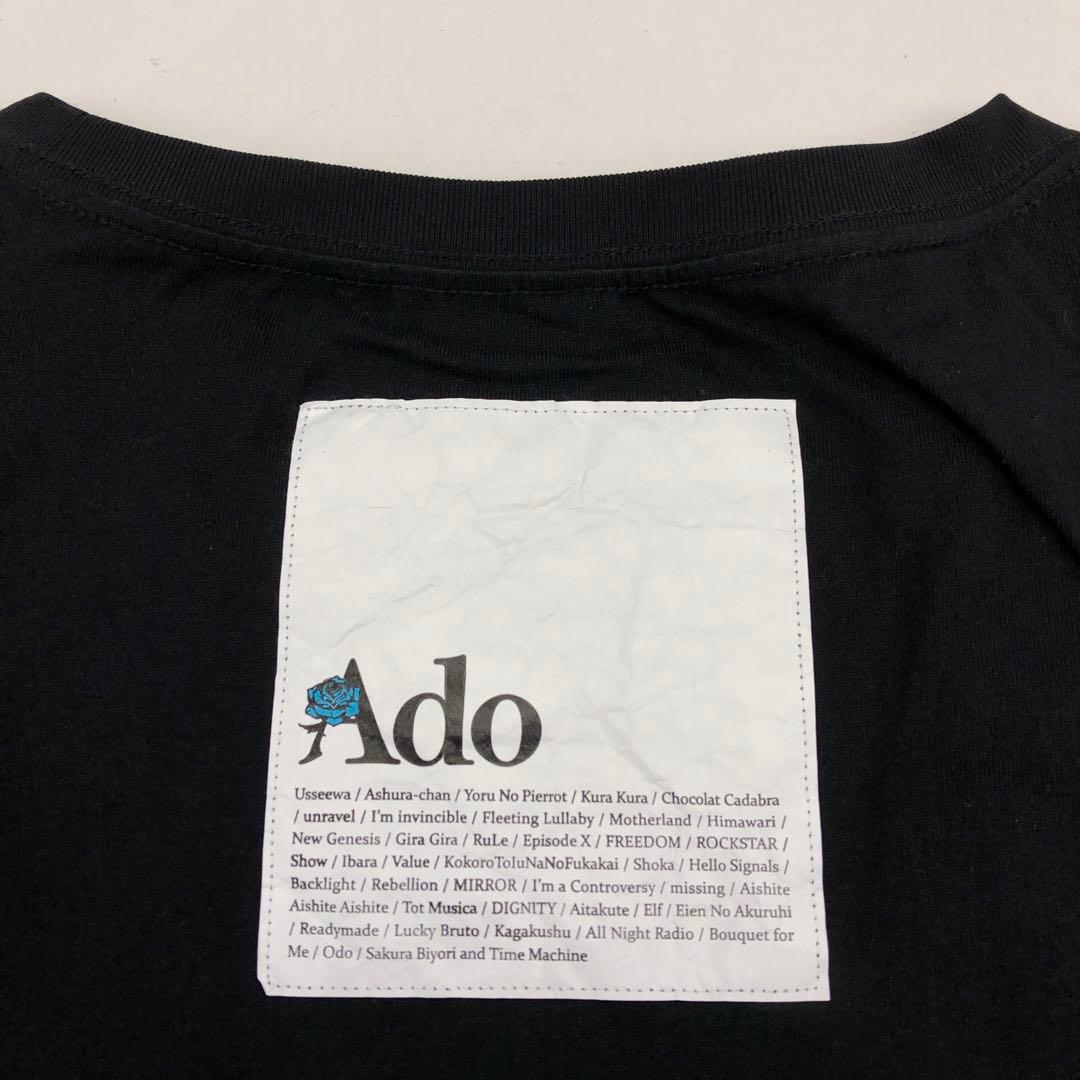 42●Ado 5thアニバーサリー ブルーローズTシャツ XL KM0209-1