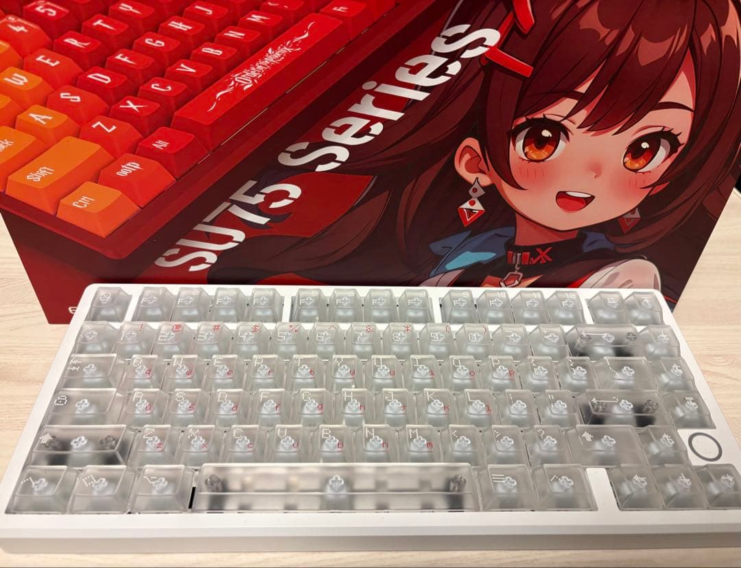 キーボード Everglide SU75 Pro White EverGlide Su75 Pro White ラピッドトリガーキーボード