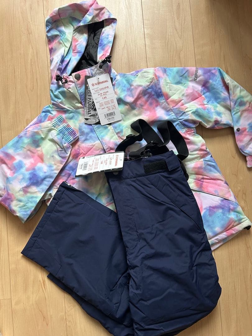 子供用スキーウェアセット（ジャケット・パンツ） キッズ スノーウェア 子供用 2点セット ジャケット パンツ 上下セット