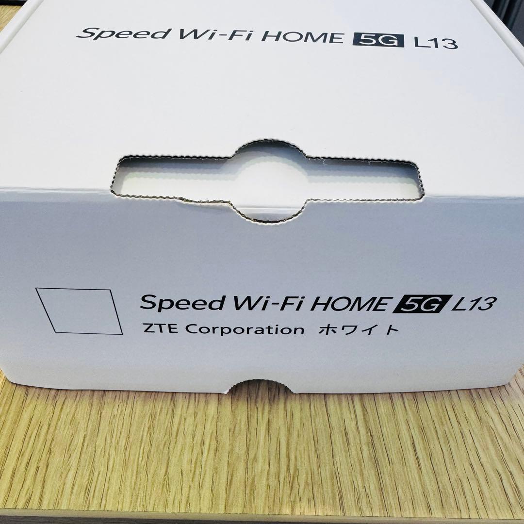 ZTE Speed Wi-Fi HOME 5G L13 ホワイト - メルカリ