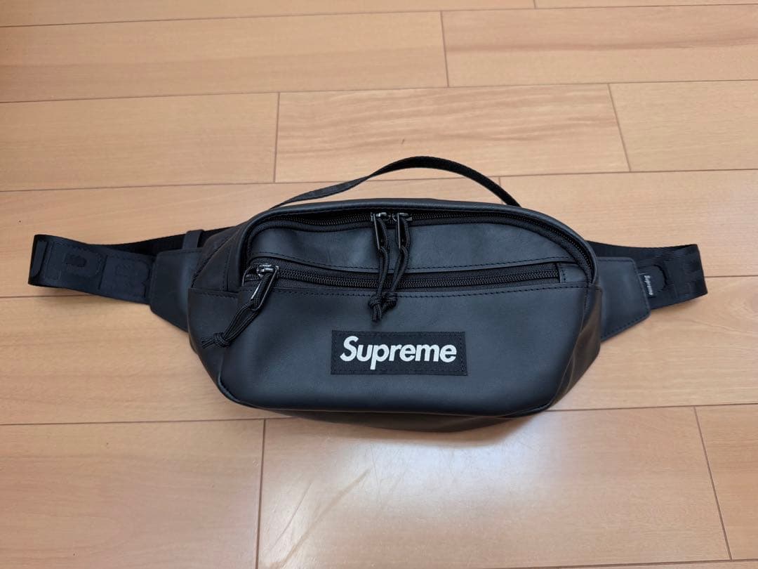 Supreme 23aw Leather Waist Bag - メルカリ