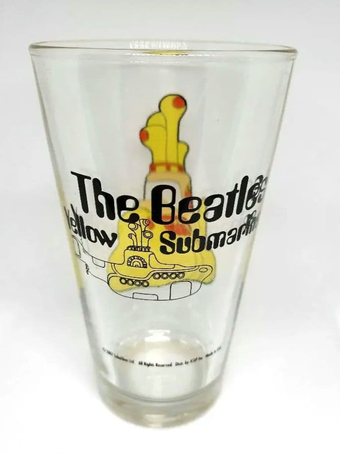 The Beatles タンブラー イエローサブマリン ヴィンテージ ハンカチ付