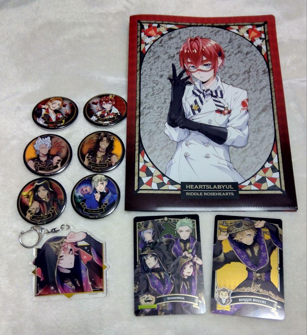 ツイステグッズ マグネット缶バッジ、トレカ、アクリルキーホルダー