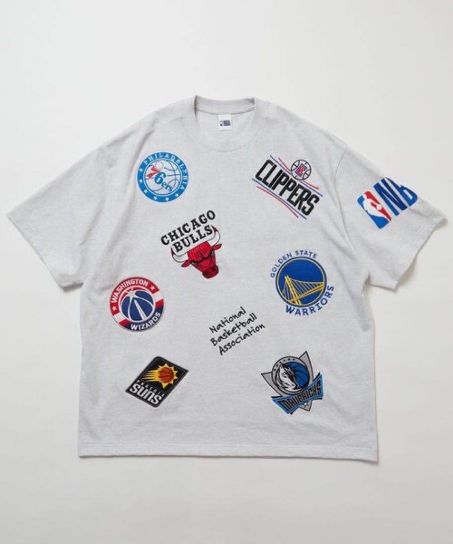 別注NBAチームロゴ ランダムワッペンTシャツ - メルカリ