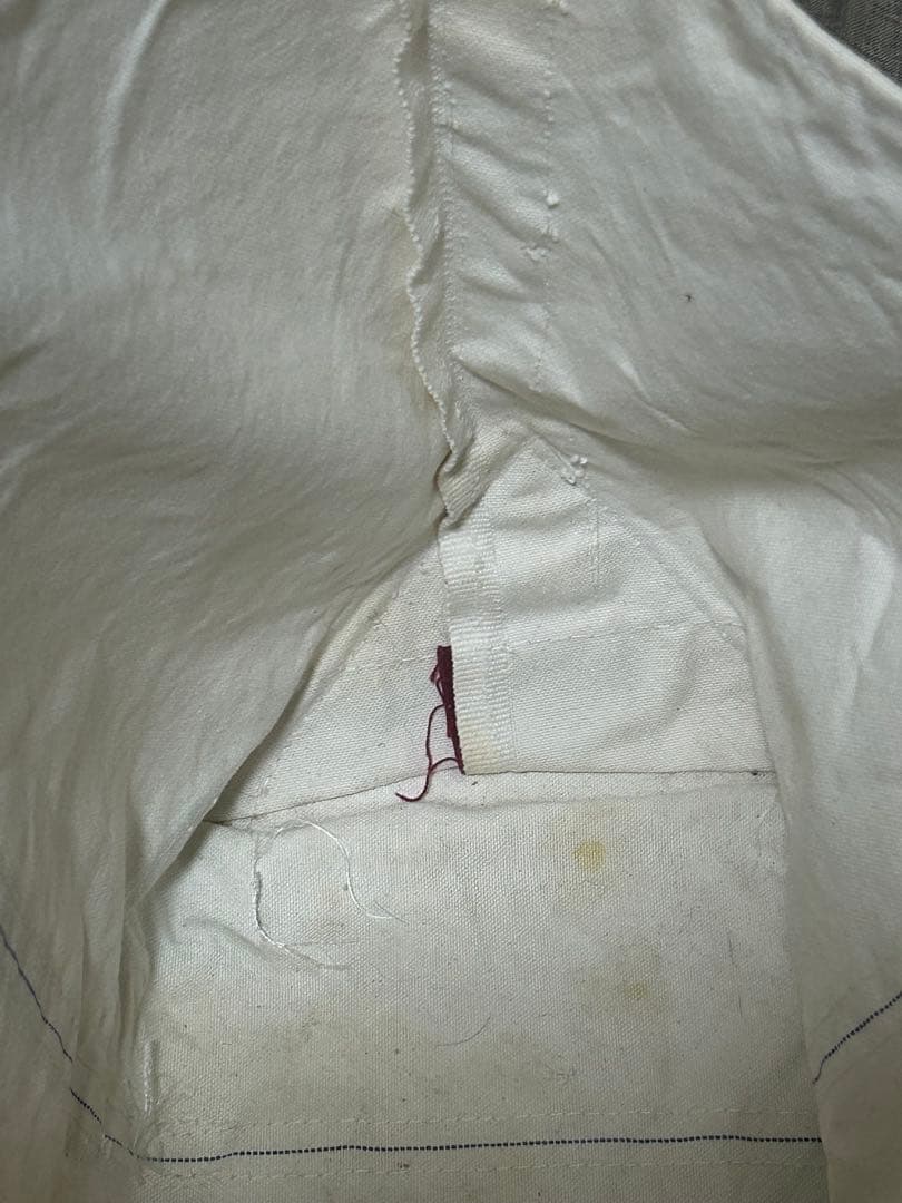 L.L.Bean キャンバストートバッグ ホワイトバーガンディ エクストララージ