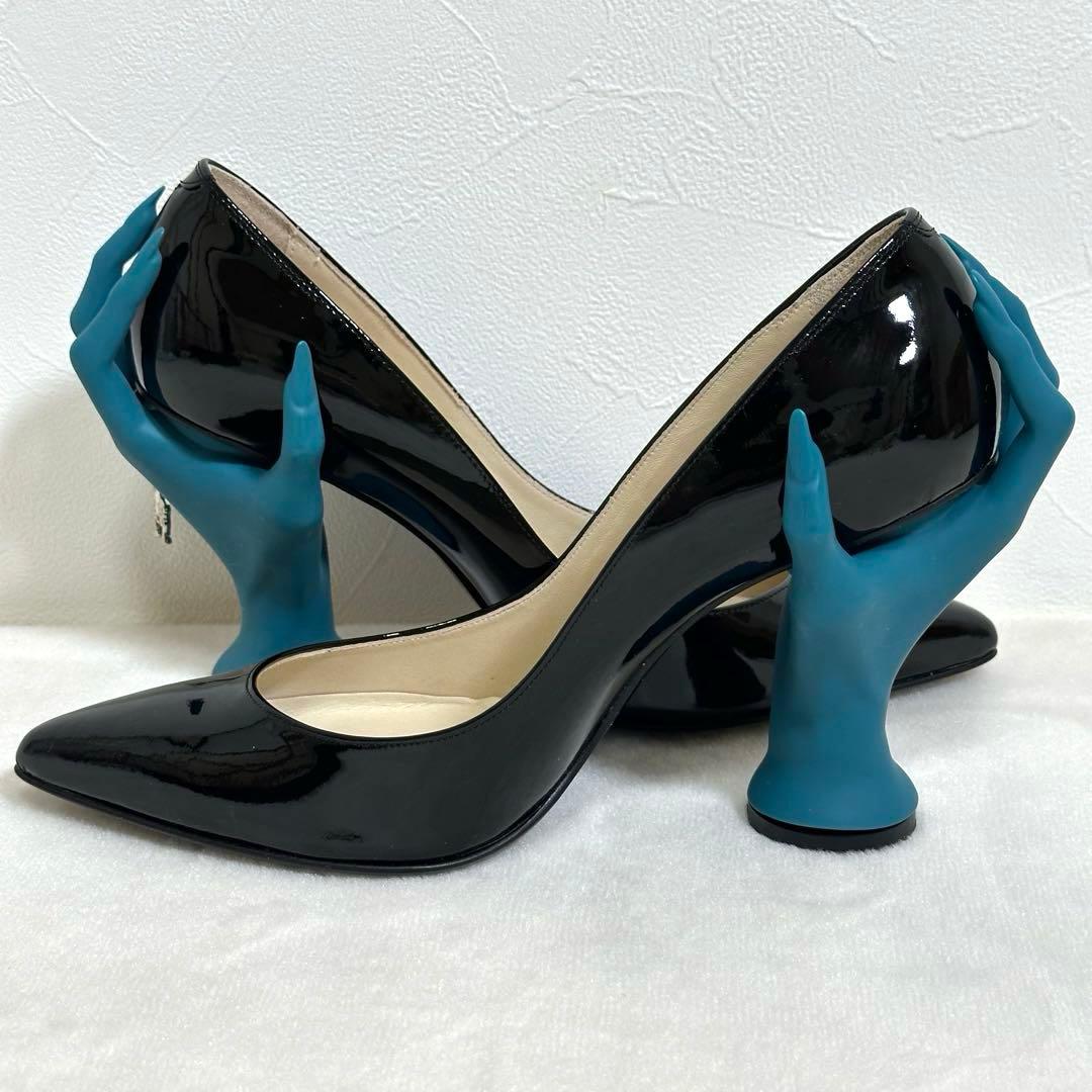 【新品未使用】hazama 惹きずり込まれる運命のヒールパンプス 24.5cm