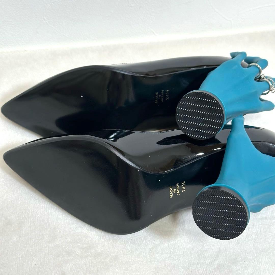 【新品未使用】hazama 惹きずり込まれる運命のヒールパンプス 24.5cm