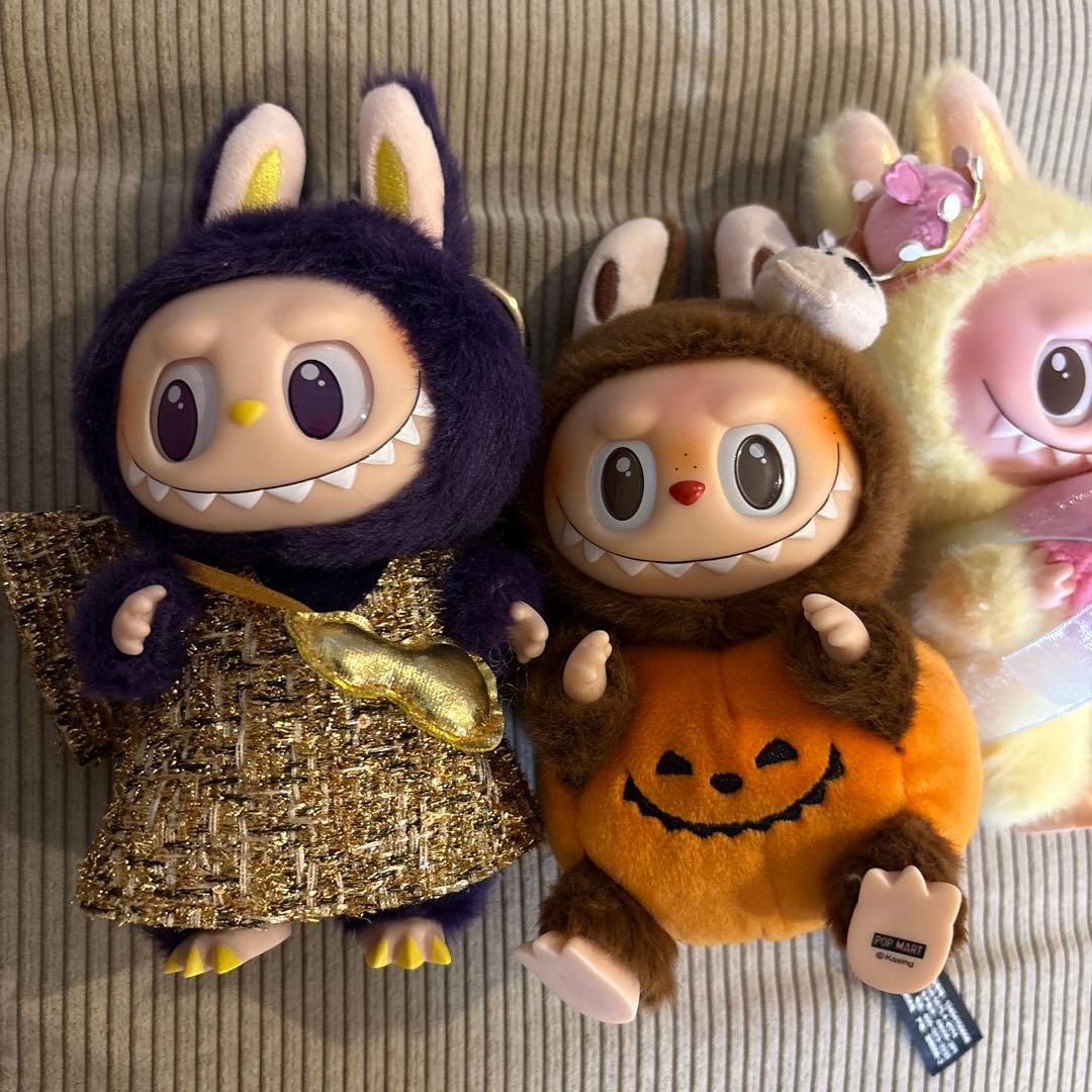 labubu ぬいぐるみ　3点セット