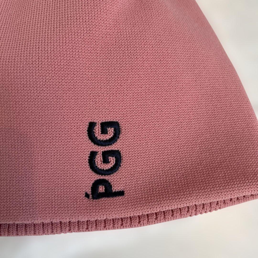 パーリーゲイツpggニット帽子 ピンク美品 - メルカリ