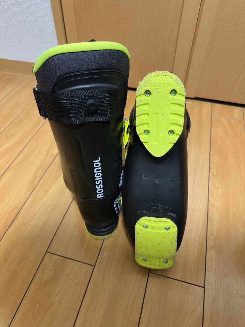 ROSSIGNOL EVO 70 スキーブーツ黒×蛍光グリーン 28.5 - メルカリ