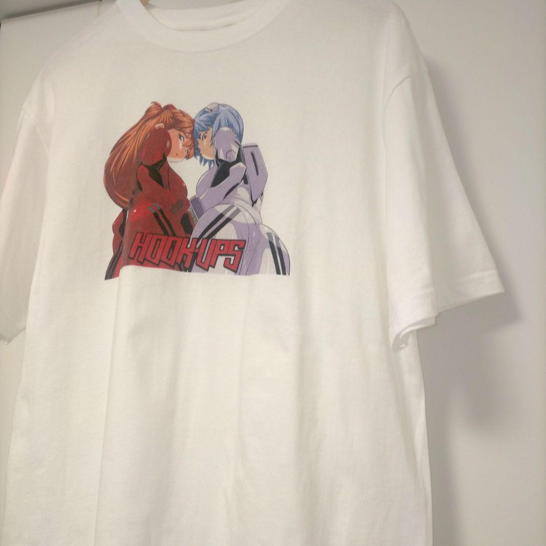 HOOK UPS エヴァンゲリオン レイ アスカ エロ Tシャツ セクシー XL