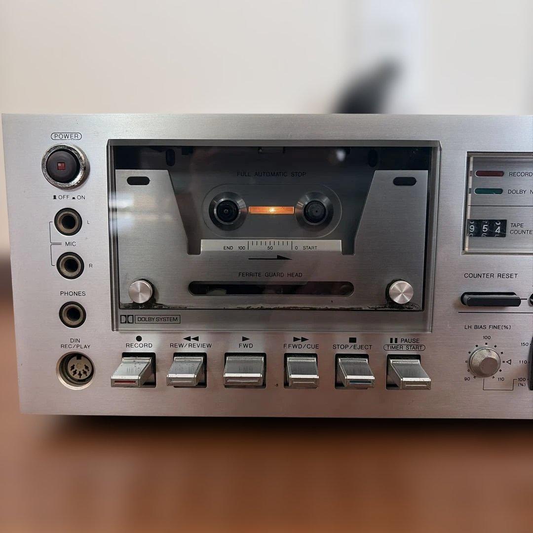 AIWA アイワ AD-7200 ステレオカセットデッキ 稼働品 テープデッキ