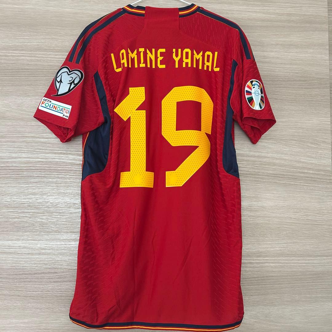 正規品】22-23 スペイン代表ラミンヤマルオーセンティックユニフォーム