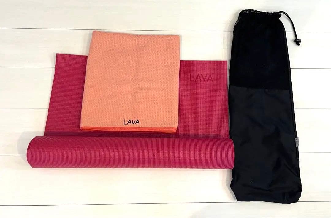LAVA ヨガマット ラグ マットケース 3点セット - メルカリ