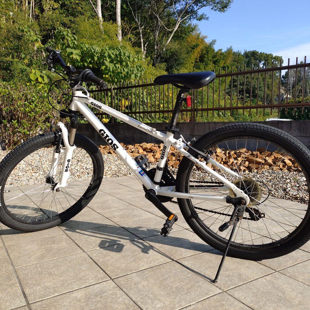 【名古屋市近郊手渡し希望】GIOS GENOVA 24インチ ホワイト GIOS（ジオス） 2026年モデル GENOVA 20 ジェノア20 1x6s 20” 子供用