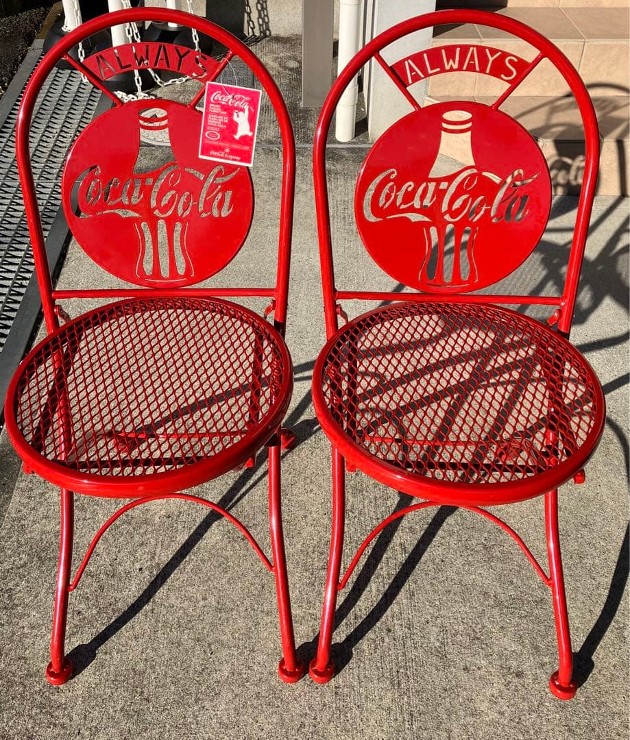 専用 Coca-Cola ビストロチェア 2脚 コカコーラ レトロ ビンテージ