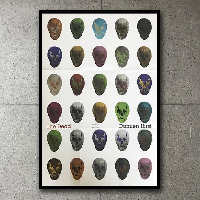 額装品/The Dead Folded/ 2009年 ダミアンハースト/ポスター The Dead Folded promotional 2009年（ダミアン ハースト） ポスター