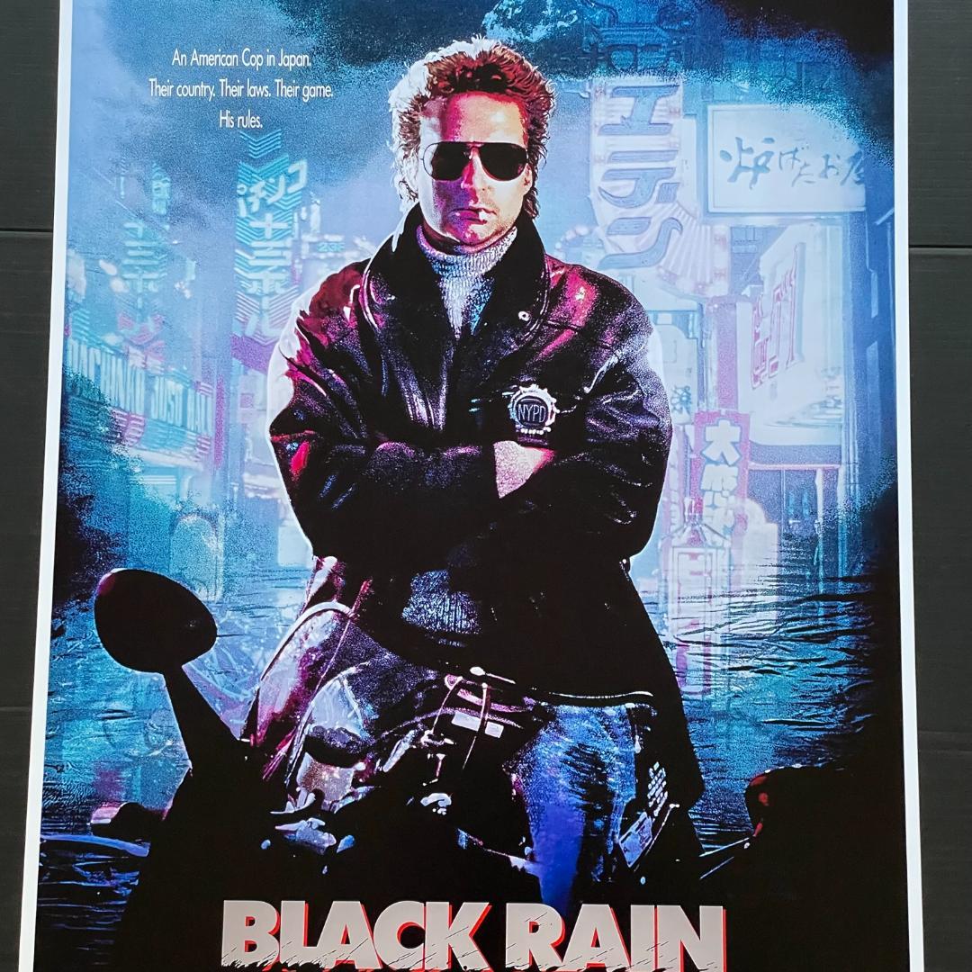 US版ポスター☆ブラック・レイン（Black Rain）松田優作/高倉健 - メルカリ