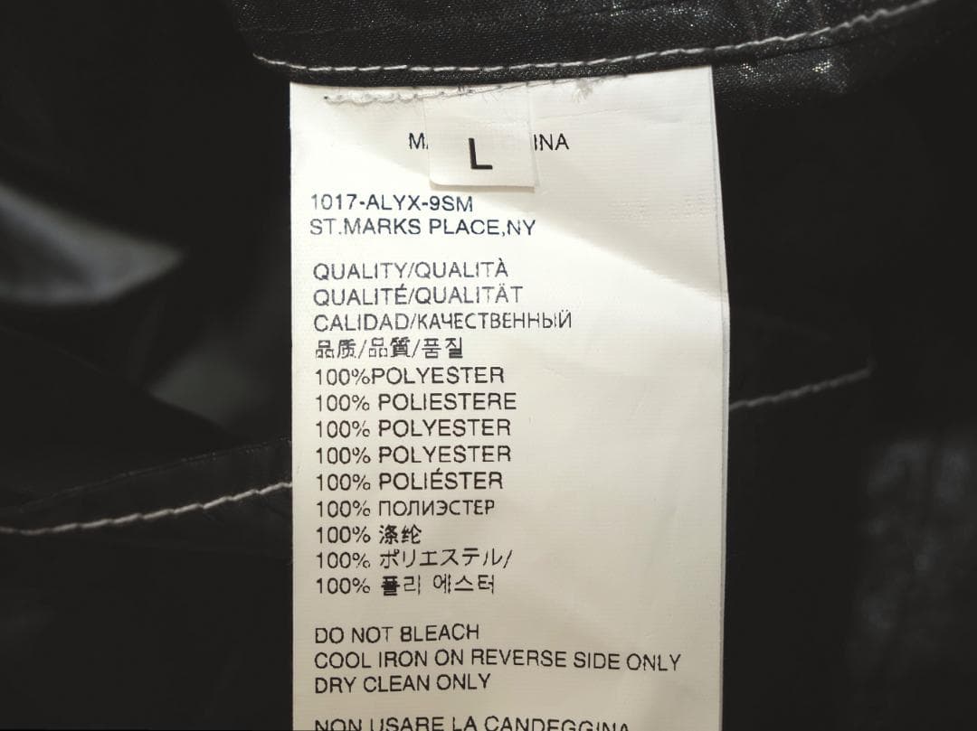 未使用品 1017 ALYX 9SM アリクス 19SSオーバーサイズコートL - メルカリ