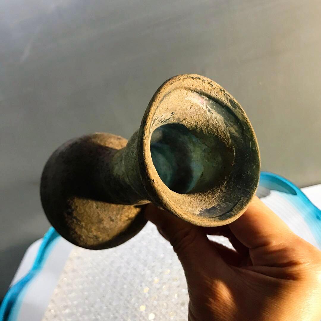 骨董 時代ガラス 発掘系ローマングラス（泪）涙壺 銀化瓶 - メルカリ