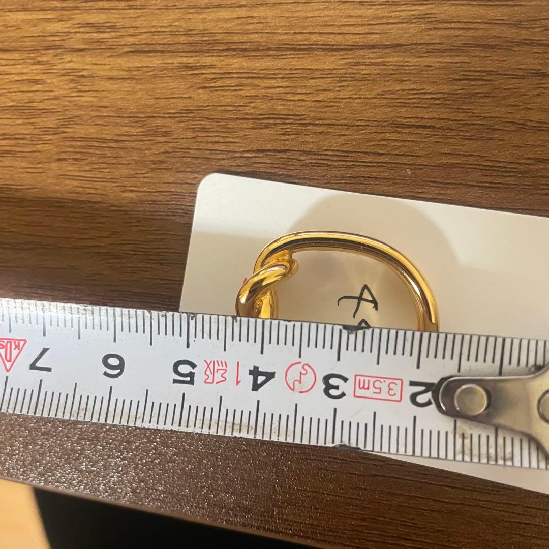 Milky 様専用☆HERMES エルメス ノットリング ゴールド サイズ44