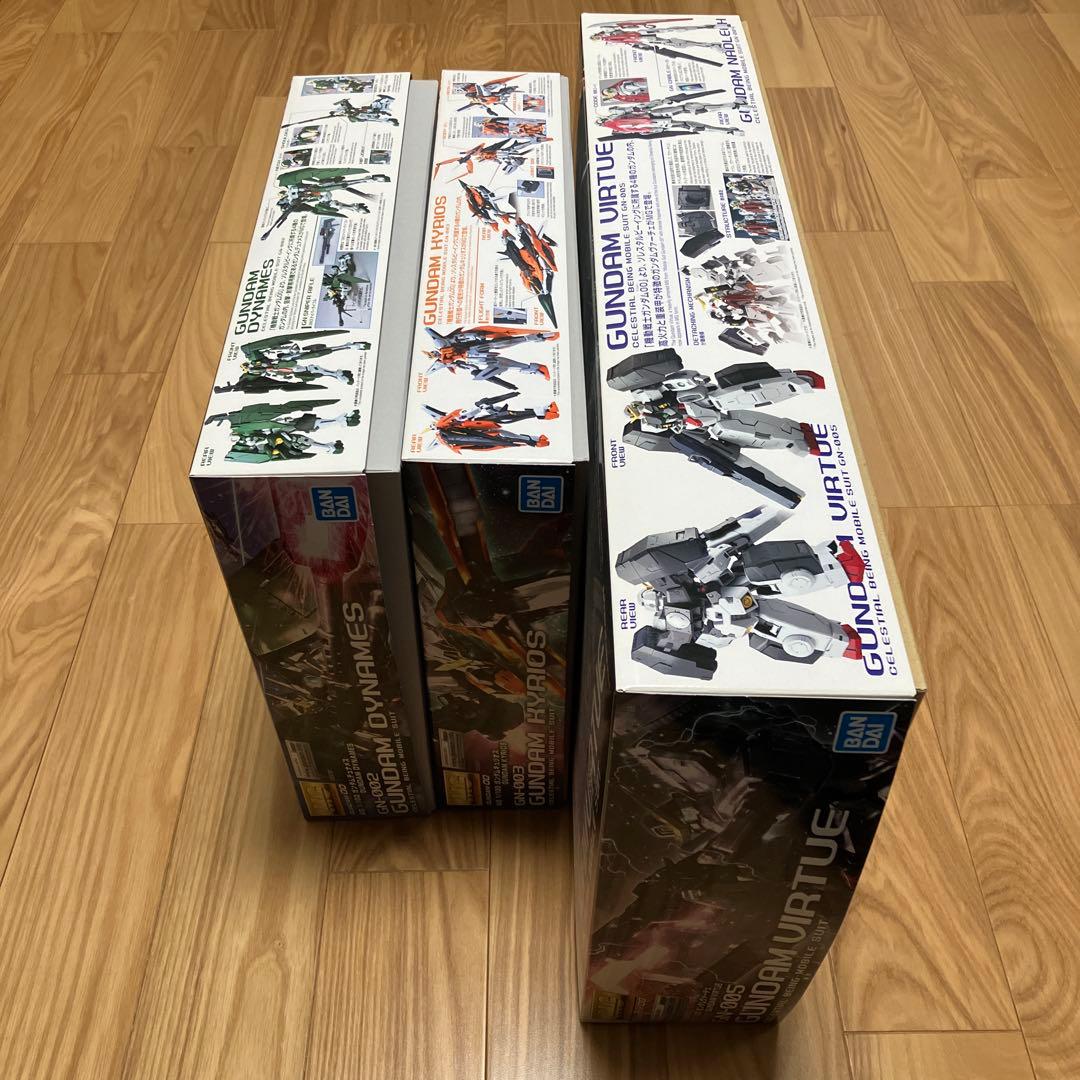 MGガンダムデュナメス ガンダムキュリオス ガンダムヴァーチェ セット バンダイ
