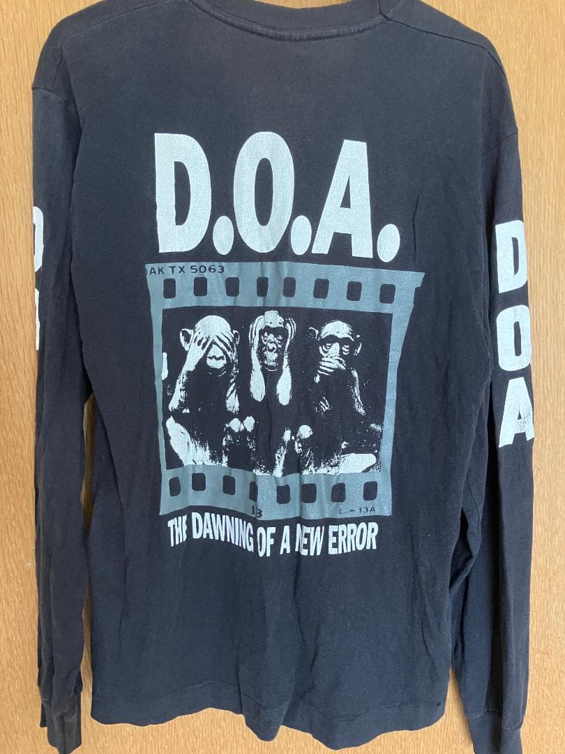 D.O.A. ロングスリーブTシャツ ロンT punk, hardcore